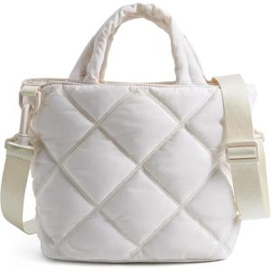 BAGSMART Crossbody Bags for Women, Small Crossbody Bag Cross Body Purse Mini Tote Travel Purse Shoulder Handbags Wallet(Beige)