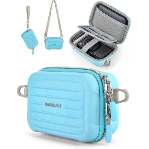 BAGSMART Digital Camera Case, Lightweight Kids Camera Case Compatible with Goopow/Mgaolo/CIMELR/Seckton Kids Camera Toys and Children Digital Video Camera, Best Christmas and Birthday Gifts – Blue(Blue)