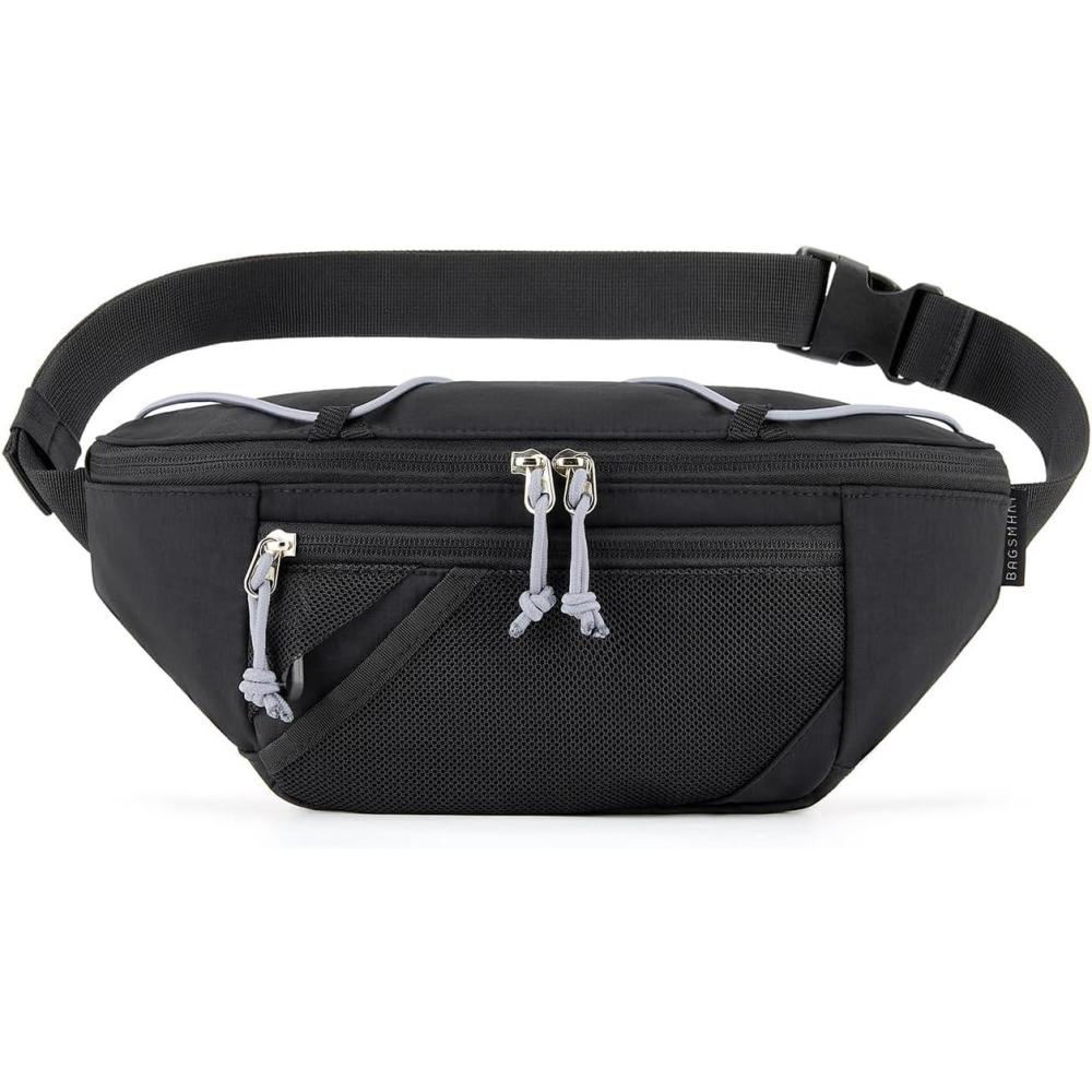 image:imageBAGSMART Fanny Packs for Women Belt Bag with Adjustable Strap Crossbody Waist Bag Pack for Running Hiking Workout Travel Black