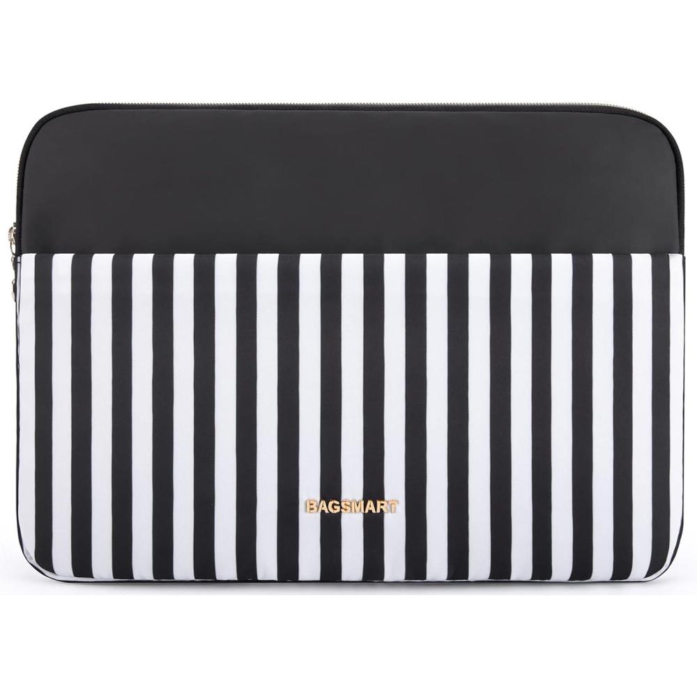 image:imageLaptop Sleeve Bag BAGSMART Laptop Case Compatible with MacBook AirPro Retina13133 inch Notebook Compatible with MacBook Pro 14 inch 2021 2022 M1 ProMax A2442 Computer Bag with Pocket Black