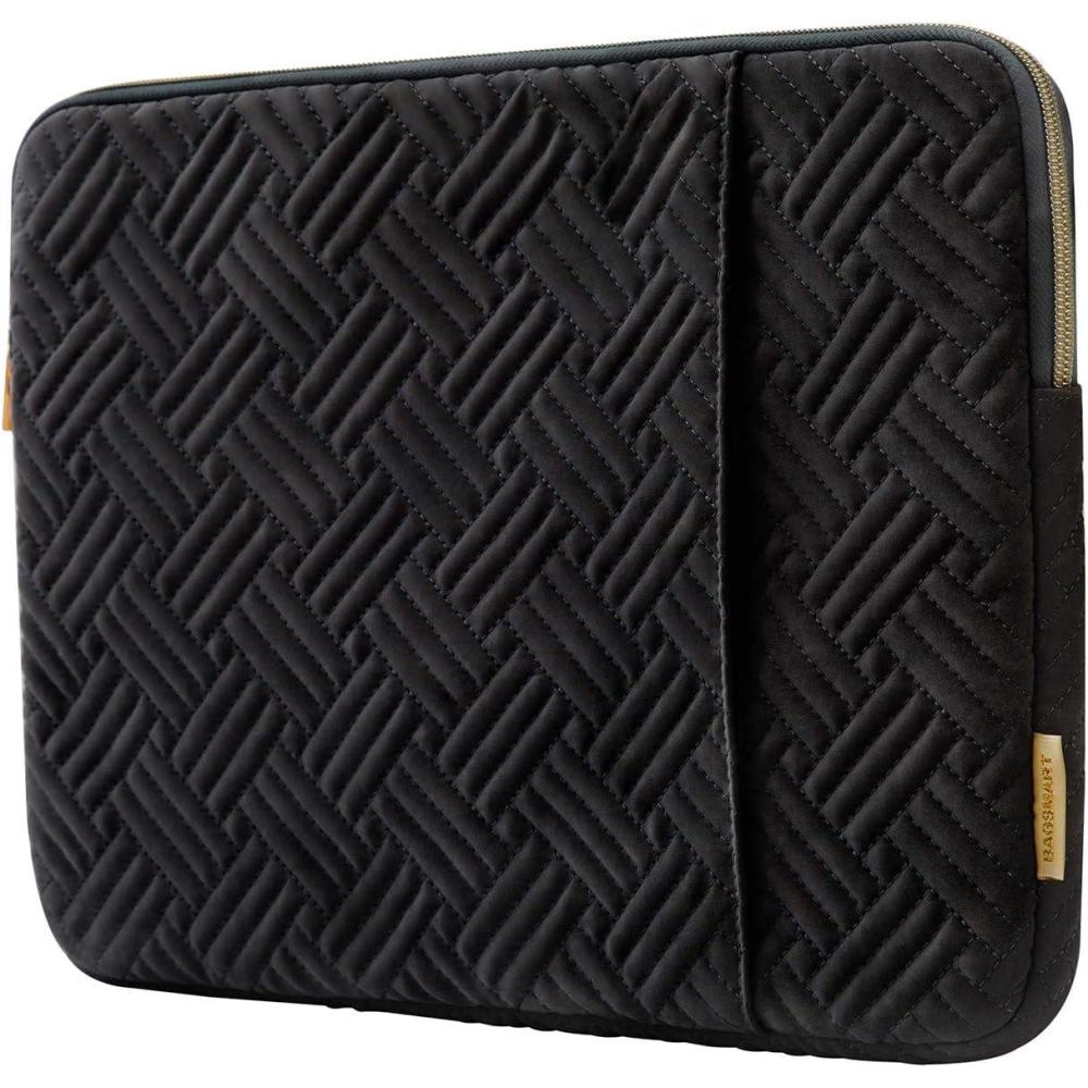 image:imageLaptop SleeveBAGSMART Laptop Cover Compatible with 13133 inch NotebookMacBook AirMacBook Pro 14 InchComputerWater Repellent Protective Case with PocketBlackBlack