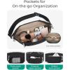 BAGSMART Fanny Packs for Women Belt Bag with Adjustable Strap Crossbody Waist Bag Pack for Running Hiking Workout Travel, Beige