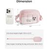 BAGSMART Fanny Packs for Women Cross Body, Quilted Puffy Belt Bag with Pockets, Fashion Waist Packs for Traveling Hiking Camel(Pink)