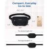 BAGSMART Fanny Packs for Women Small Belt Bag with Adjustable Strap Waist Pack for Running Workout Traveling Hiking, Black(Black)