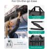 BAGSMART Garment Bags for Travel, Convertible Garment Duffle Bag Suit Bags for Men Women, 2 in 1 Garment Bags for Hanging Clothes, Carry On Duffle Bag with Shoe Compartment, Black(Blue)