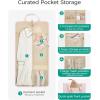 BAGSMART Garment Bags for Travel Foldable Carry on Suit Carrier for Hanging Clothes Stylish Dress Carrier Large Convertible Weekender Garment Bags for Women Men(Sleek Light Pink)