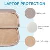 BAGSMART Laptop Sleeve 15.6 Inch, Lightweight Laptop Bag Compatible with MacBook Pro 16 Inch,15.6 Inch HP,Dell,Acer Aspire,Asus Notebook, Protective Case with Shoulder Strap,Pocket,Handle, Gray(Gray-Shoulder Strap)