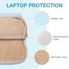 BAGSMART Laptop Sleeve 15.6 Inch, Lightweight Laptop Bag Compatible with MacBook Pro 16 Inch,15.6 Inch HP,Dell,Acer Aspire,Asus Notebook, Protective Case with Shoulder Strap,Pocket,Handle, Gray(Blue-Shoulder Strap)