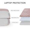 BAGSMART Laptop Sleeve Bag Compatible with MacBook Air/Pro, 13-13.3 inch Notebook, Compatible with MacBook Pro 14 Inch, MacBook Air M2 Sleeve 13 Inch, Repellent Protective Case with Pocket, Pink(Baby Pink)