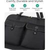 BAGSMART Large Garment Bags for Travel, Carry on Garment Bags for Hanging Clothes, Travel Suit Bag for Shirts Dresses Coats, Black(3-Beige)