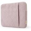 Laptop Sleeve,BAGSMART Laptop Cover Compatible with 13-13.3 inch Notebook,MacBook Air,MacBook Pro 14 Inch,Computer,Water Repellent Protective Case with Pocket,Black(Baby Pink)