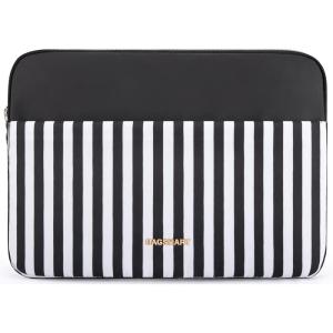 Laptop Sleeve Bag, BAGSMART Laptop Case Compatible with MacBook Air/Pro Retina,13-13.3 inch Notebook Compatible with MacBook Pro 14 inch 2021 2022 M1 Pro/Max A2442, Computer Bag with Pocket, Black