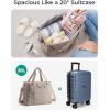 BAGSMART 38L Travel Duffle Bag, Weekender Overnight Hospital Bag for Women Labor Delivery, Carry-On Personal Item Large Tote(Baby Pink)