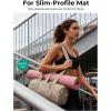 BAGSMART Reiki Gym Bag for Women, Medium Yoga Mat Crossbody Bag with Wet & Dry Pocket, Quilted Gym Shoulder Bag for Weekend, Lavender Gray(15L-Black)