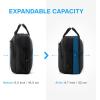 BAGSMART 17.3 Inch Laptop Bag, Expandable Computer Bag Laptop Briefcase Men Women,Laptop Shoulder Bag,Work Bag Business Travel Office, Black(Black-17.3 Inch)