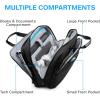 BAGSMART 17.3 Inch Laptop Bag, Expandable Computer Bag Laptop Briefcase Men Women,Laptop Shoulder Bag,Work Bag Business Travel Office, Black(Black-18.4 Inch)