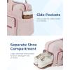 BAGSMART Gym Bag with Shoe Compartment – 29L Personal Travel Duffle Bag for Women & Men – Weekender Overnight Carry On Bag
