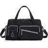 BAGSMART Gym Bag with Shoe Compartment – 29L Personal Travel Duffle Bag for Women & Men – Weekender Overnight Carry On Bag
