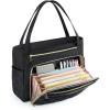 BAGSMART Teacher Tote Bag for Women 15.6in Quilted with Insulated Pocket & Nurse Bag Features (Black) | 15.6in, Quilted, Nurse Bag Features(Black)