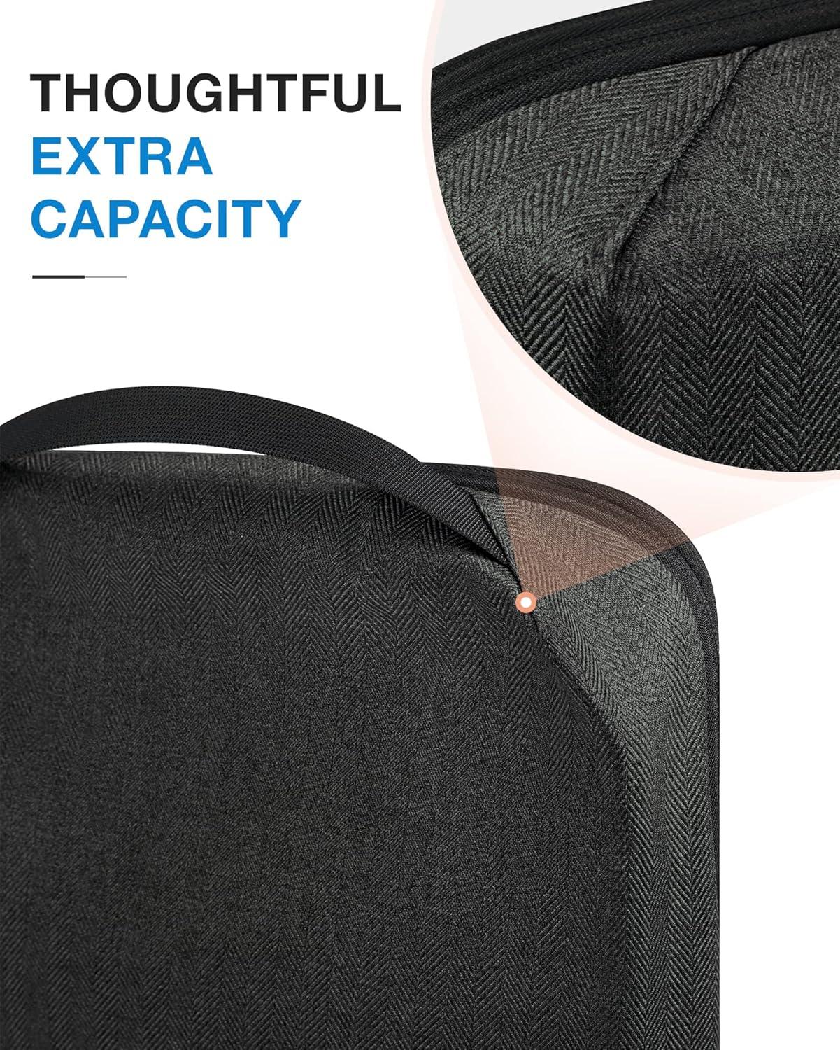 image:imageBAGSMART Compression Packing Cubes for Travel 6 Set Packing Cubes for Carry on Suitcases Compression Travel Cubes amp Suitcase Organizer for Packing with Shoe Bag Khaki04Black