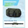 BAGSMART 4-IN-1 Gym Bag for Women, TSA Lightweight Duffle Bag for Travel with Shoe Compartment & Wet Pocket, 30L Carry On Weekender Bags for Women,Water Resistant Travel Duffel Backpack,Camel(Green)