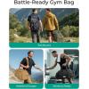 BAGSMART 4-IN-1 Gym Bag for Women, TSA Lightweight Duffle Bag for Travel with Shoe Compartment & Wet Pocket, 30L Carry On Weekender Bags for Women,Water Resistant Travel Duffel Backpack,Camel(D-Olive Drab)