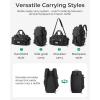 BAGSMART 4-IN-1 Gym Bag for Women, TSA Lightweight Duffle Bag for Travel with Shoe Compartment & Wet Pocket, 30L Carry On Weekender Bags for Women,Water Resistant Travel Duffel Backpack,Camel(A-Military Black)