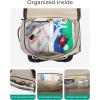 BAGSMART 4-IN-1 Gym Bag for Women, TSA Lightweight Duffle Bag for Travel with Shoe Compartment & Wet Pocket, 30L Carry On Weekender Bags for Women,Water Resistant Travel Duffel Backpack,Camel(I-Camel)