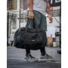 BAGSMART 4-IN-1 Gym Bag for Women, TSA Lightweight Duffle Bag for Travel with Shoe Compartment & Wet Pocket, 30L Carry On Weekender Bags for Women,Water Resistant Travel Duffel Backpack,Camel(L-Black)