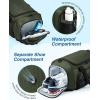 BAGSMART 4-IN-1 Gym Bag for Women, TSA Lightweight Duffle Bag for Travel with Shoe Compartment & Wet Pocket, 30L Carry On Weekender Bags for Women,Water Resistant Travel Duffel Backpack,Camel(Green)