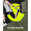 BAGSMART Gym Bags for Men Women, Foldable Travel Duffle Bag, Lightweight Weekender Duffel Bag With Shoe Compartment, Water Resistant Workout Duffle Sports Bag for Travel Yoga, Black(Army Green)