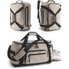 BAGSMART 4-IN-1 Gym Bag for Women, TSA Lightweight Duffle Bag for Travel with Shoe Compartment & Wet Pocket, 30L Carry On Weekender Bags for Women,Water Resistant Travel Duffel Backpack,Camel(I-Camel)