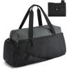 BAGSMART Gym Bags for Men Women, Foldable Travel Duffle Bag, Lightweight Weekender Duffel Bag With Shoe Compartment, Water Resistant Workout Duffle Sports Bag for Travel Yoga, Black(1-Black)