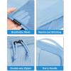 BAGSMART Compression Packing Cubes for Travel, 6 Set Packing Cubes for Carry on Suitcases, Compression Travel Cubes & Suitcase Organizer for Packing with Shoe Bag Sky Blue(Sky Blue)