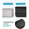 BAGSMART Compression Packing Cubes for Travel, 6 Set Packing Cubes for Carry on Suitcases, Compression Travel Cubes & Suitcase Organizer for Packing with Shoe Bag Sky Blue(Khaki)