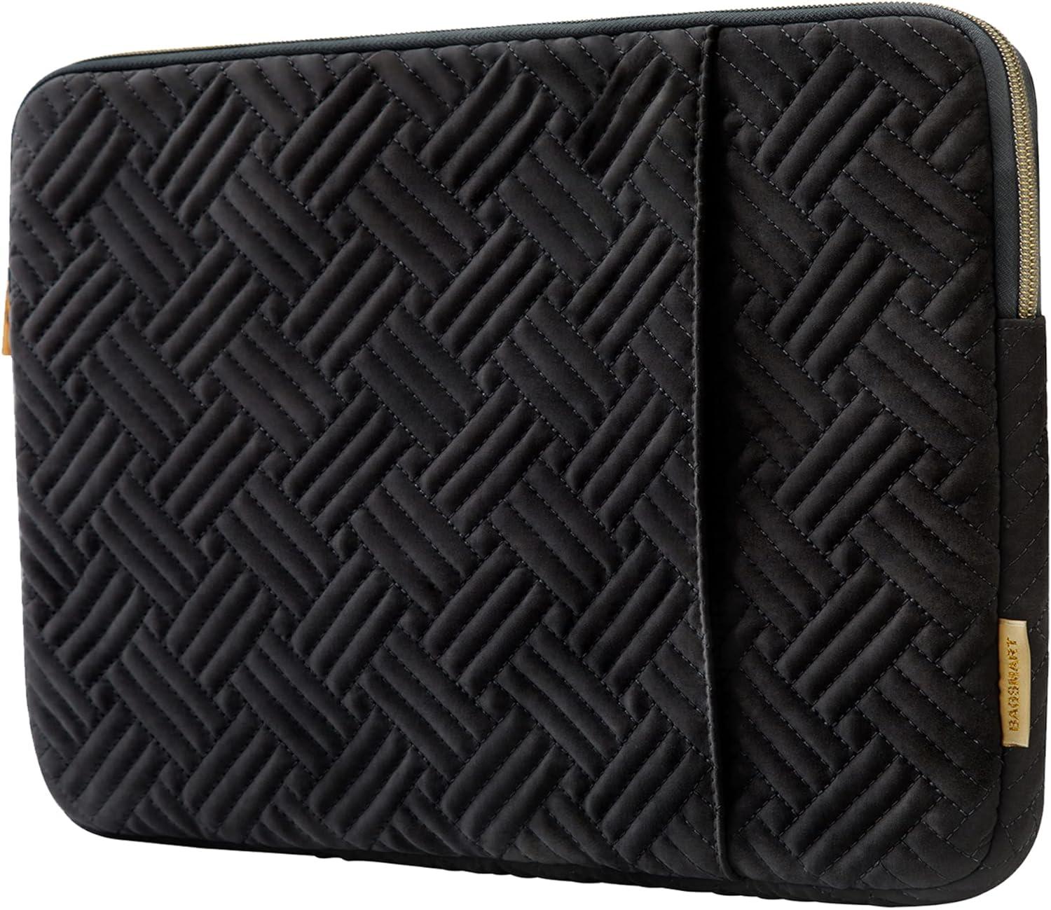 image:imageBAGSMART Laptop Sleeve 156 Inch Shockproof Water Repellent Compatible with HP Dell Lenovo Acer Asus Notebook MacBook Pro 16 Inch Carrying Case with Pocket BlackBlack