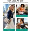 BAGSMART Crossbody Bags for Women, Small Puffer Purses for Women Daily/Travel, 6L Cute Fluffy Hobo Bag with Adjustable Strap(A-warm Sand)