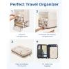 BAGSMART Wet Dry Bags 5 Pack, Travel Bags Reusable for Swimsuits (Beige)(Beige)