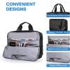 BAGSMART Laptop Bag, 15.6 Inch Computer Bag, Laptop Briefcase, RFID Blocking Messenger Shoulder Bag, Laptop Case for Men, Business, School, Travel, Black(Black-large)