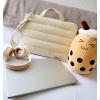 BAGSMART 13-14 inch Laptop Sleeve Bag with Strap, Puffy Padded Laptop Case with Pocket, Portable MacBook Air/Pro 13 inch Case for Women, Repellent Protective Sleeve Compatible with Dell, HP, Beige(Air Beige)