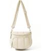 BAGSMART Puffer Crossbody Bum Bags for Women, Small Cross Body Purses for Women Travel & Work, Quilted Water-resistant Hobo | 4L, Quilted, Puffy, Mom, Everyday bag(Cashmere Beige)