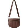 BAGSMART Puffer Crossbody Bum Bags for Women, Small Cross Body Purses for Women Travel & Work, Quilted Water-resistant Hobo | 4L, Quilted, Puffy, Mom, Everyday bag(03-espresso Brown)