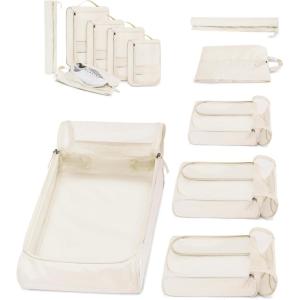 BAGSMART Packing Cubes for Travel, Compression Packing Cubes for Airplane Travel Essentials