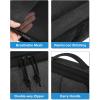 BAGSMART Compression Packing Cubes for Travel, 6 Set Packing Cubes for Carry on Suitcases, Compression Travel Cubes & Suitcase Organizer for Packing with Shoe Bag Grey(04-Black)