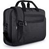 BAGSMART 17.3 Inch Laptop Bag, Expandable Computer Bag Men Women, Laptop Briefcase Laptop Shoulder Bag, Work Bag Business Travel Office – Black