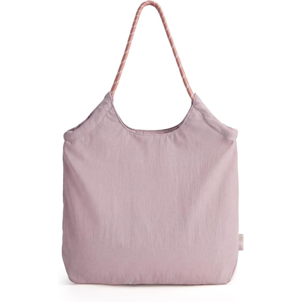 image:imageBAGSMART Beach Bags for Women Beach Tote Bag Beach Bag with Zipper Travel Tote Bag for Women Sandproof Swim Pool Bag Packable Beach Bag Beach Essentials for Travel Gym 125L Medium Tote Lightweight WaterresistantMist Purple