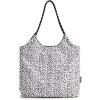BAGSMART Beach Bags for Women, Beach Tote Bag Beach Bag with Zipper Travel Tote Bag for Women Sandproof Swim Pool Bag | Packable Beach Bag, Beach Essentials, for Travel, Gym, 12.5L Medium Tote, Lightweight, Water-resistant(Spotted Pattern)