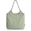 BAGSMART Beach Bags for Women, Beach Tote Bag Beach Bag with Zipper Travel Tote Bag for Women Sandproof Swim Pool Bag | Packable Beach Bag, Beach Essentials, for Travel, Gym, 12.5L Medium Tote, Lightweight, Water-resistant(Forest Green)