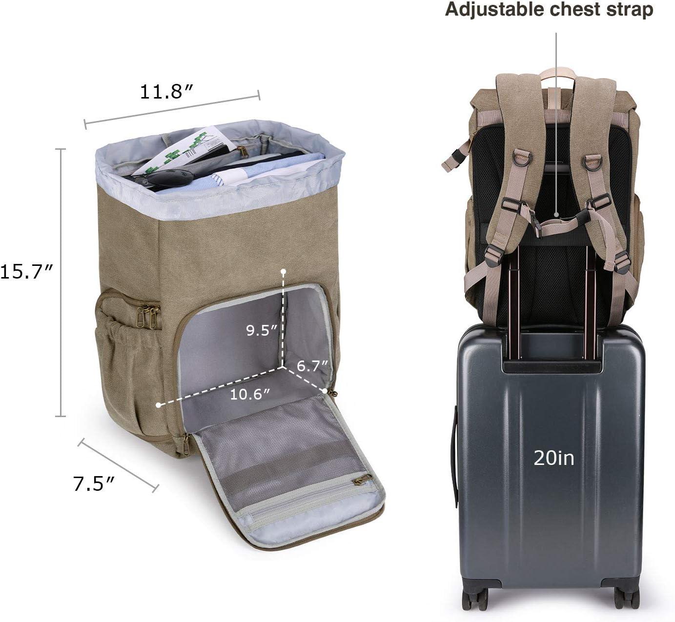 image:imageBAGSMART Camera Backpack DSLR Camera Bag Backpacks for Photographers Waterproof AntiTheft Photography Backpack with 15 Inch Laptop Compartment amp Tripod Holder Ivory WhiteDgreensingle Buckle