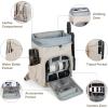BAGSMART Camera Backpack, DSLR Camera Bag Backpacks for Photographers, Waterproof Anti-Theft Photography Backpack with 15 Inch Laptop Compartment & Tripod Holder, Ivory White(A-ivory White[single Buckle])